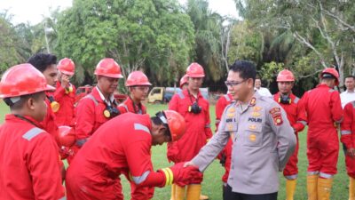 Sinergi Polri Dan Korporasi, Polres OKU Timur Audit Kesiapan Penanggulangan Karhutla Di Wilayah Strategis