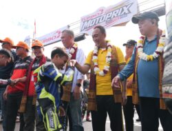 Dukung Potensi Prestasi Pemuda, Kapolda Sumsel Pimpin Flag Off Final Race Kejurnas Motoprix Lahat