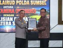 Dukung Infrastruktur Maritim, Polda Sumatera Selatan Perkuat Sinergi Aset Bersama PT Pertamina (Persero)