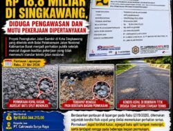 Proyek Jalan Gambir Singkawang Disorot, Dugaan Mutu Aspal Tidak Sesuai Standa