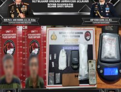 Satresnarkoba Banyuasin Ungkap Kasus Sabu 2,02 Gram, Dua Pelaku Satu Jaringan Ditahan