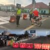 Dukung Gaya Hidup Sehat, Polda Sumsel Kawal Uji Coba CFD Tahap II Di Palembang