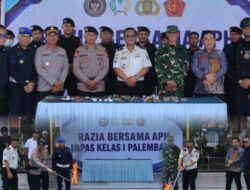 Gandeng BNNP Sumsel, Lapas Kelas I Palembang Lakukan Razia Gabungan