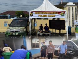 Lewat Bank Sampah Mobile Polres Lahat, Polda Sumatera Selatan Integrasikan Kebersihan Lingkungan Dan Ketahanan Pangan