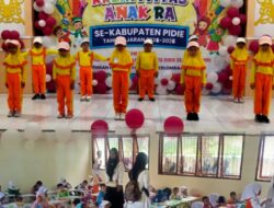 Ajang Kreativitas Anak RA Se-Kabupaten Pidie Meriah, 37 RA Tampilkan Bakat Terbaik