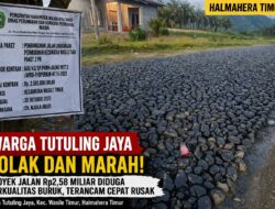 Warga Geram, Jalan Lapen Baru di Tutuling Jaya Terancam Rusak Sebelum Setahun