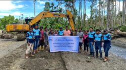 Melalui Program PPM, PT Mega Haltim Mineral Benahi Aliran Sungai Ake Besa di Haltim