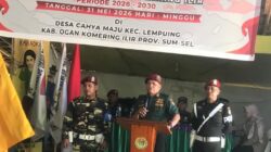 Ahmad Haerudin Untung,Resmi Pimpin Pejuang Siliwangi Indonesia Bersatu( PSIB) di Kabupaten Bende Seguguk, Ogan Komering Iir