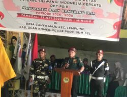 Ahmad Haerudin Untung,Resmi Pimpin Pejuang Siliwangi Indonesia Bersatu( PSIB) di Kabupaten Bende Seguguk, Ogan Komering Iir