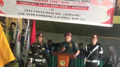 Ahmad Haerudin Untung,Resmi Pimpin Pejuang Siliwangi Indonesia Bersatu( PSIB) di Kabupaten Bende Seguguk, Ogan Komering Iir