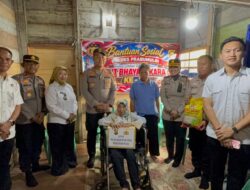 SAMBUT HARI BHAYANGKARA KE-80, POLRES PRABUMULIH SALURKAN 450 PAKET BANSOS
