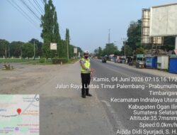 Hadir untuk Masyarakat, Satlantas Polres Ogan Ilir Intensifkan Pengaturan Lalu Lintas dan Cegah Kemacetan di Jam Sibuk Pagi