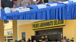 Polres Labusel Ungkap 30 Kasus Narkoba dan Bekuk 36 Tersangka Dalam Operasi Antik 2026