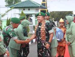 Danrem 044/Gapo Tekankan Profesionalisme dan Keharmonisan Keluarga Saat Kunjungan Kerja di Kodim 0430/Banyuasin