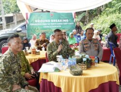 Kasrem 043/Gatam Pimpin Ground Breaking Pembangunan 30 Jembatan Perintis Garuda Tahap V dan VI Di Provinsi Lampung