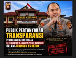 Tiga Anggota Polres Ketapang Diamankan dalam Dugaan Kasus Narkoba, Publik Tagih Keterbukaan dan Kepastian Status Hukum