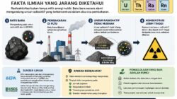 Batu Bara Ternyata Mengandung Unsur Radioaktif, Fakta Ilmiah yang Jarang Diketahui Publik