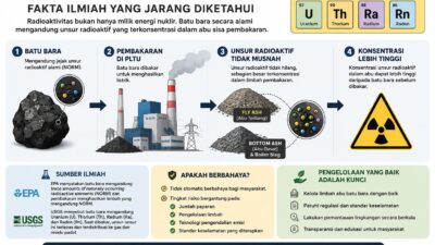 Batu Bara Ternyata Mengandung Unsur Radioaktif, Fakta Ilmiah yang Jarang Diketahui Publik