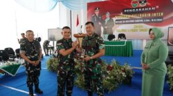 Pastikan Program TNI AD Berjalan Optimal, Danrem 043/Gatam Dampingi Kunker Pangdam XXI/RI di Tulang Bawang