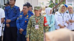 Pengamanan Kunjungan Presiden RI di Lampung Berjalan Optimal, Danrem 043/Gatam Lakukan Pemantauan Langsung