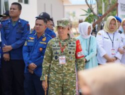 Pengamanan Kunjungan Presiden RI di Lampung Berjalan Optimal, Danrem 043/Gatam Lakukan Pemantauan Langsung