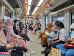 CFD Ampera Dongkrak Penumpang LRT Sumsel, Tembus 17.240 Orang dalam Sehari