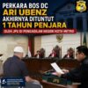 Bos DC Ari Ubenz Resmi Dituntut 1 Tahun Penjara oleh JPU di PN Kota Metro