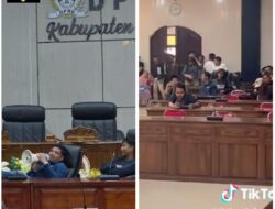 Duduk di Kursi Pimpinan DPRD dan Angkat Kaki ke Meja, Aksi Oknum Advokat Tuai Kecaman