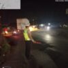 Satlantas Polres Banyuasin Gelar Blue Light Patrol, Jaga Kamtibmas dan Kelancaran Lalu Lintas