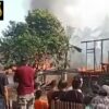 4 Rumah Milik Warga di Desa Teluk Lubuk Muara Enim Ludes Terbakar