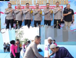 Kapolda Sumsel Pimpin Bakti Sosial Hari Bhayangkara Ke-80, Salurkan Puluhan Ribu Bantuan untuk Masyarakat