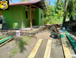Kodim 0102/Pidie Yang Telah Memberikan Bantuan Rumah Layak Huni Kepada Salah Satu Warganya