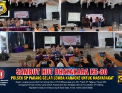 Semarak HUT Bhayangkara ke-80, Polsek SP Padang Gelar Lomba Karaoke untuk Warga