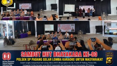 Semarak HUT Bhayangkara ke-80, Polsek SP Padang Gelar Lomba Karaoke untuk Warga