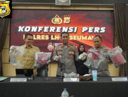 Polres Lhokseumawe Ungkap Dugaan Percobaan Pencurian Disertai Pembakaran Toko Emas