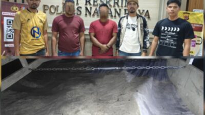 Satreskrim Polres Nagan Raya Amankan 2 Pelaku Penyalahgunaan 3.000 Liter Bio Solar
