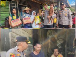 Sambut Hari Bhayangkara ke-80, Polsek Sukarami dan Bhayangkari Salurkan 50 Paket Sembako kepada Warga Kampung Pemulung