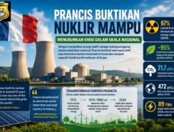 Prancis Buktikan Nuklir Mampu Menurunkan Emisi dalam Skala Nasional