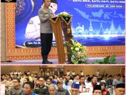 Hari Bhayangkara ke-80, Polda Sumsel Perkuat Persatuan Bangsa Melalui Doa Bersama Lintas Agama