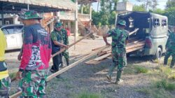 Pra-TMMD ke-129 Kodim 0102/Pidie di mulai Satgas dan Warga Distribusi Material ke Lokasi Sasaran