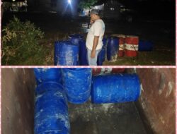 Kembali Bertindak, Satreskrim Polres Nagan Raya Temukan 2.000 Liter Diduga BBM Bio Solar Bersubsidi tak bertuan