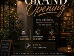 Setelah Beberapa Tahun Vakum Karena Covid-19, Nero Caffe 16c Grand Opening dengan Tampilan Memukau