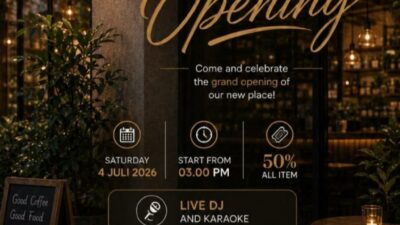 Setelah Beberapa Tahun Vakum Karena Covid-19, Nero Caffe 16c Grand Opening dengan Tampilan Memukau