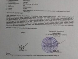 Calon Ketua RT Terpilih Dilaporkan Ke Polres Kota Lubuklinggau Diduga Kasus Pengrusakan Lahan Pekarangan,, Selasa 07/07/2026