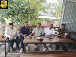 Ngopi Bareng, Babinsa dan Jurnalis, Masyarakat Kompak Jaga Tangse